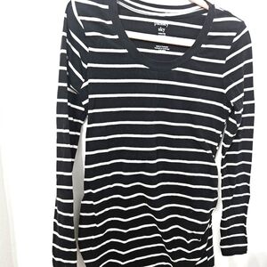 Paisley Sky striped maternity top